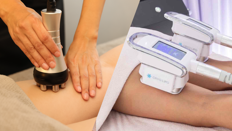 脂肪冷却＋痩身コース施術写真